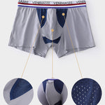 3 Pack Men's Breathable Divided Double Pouch Boxer Briefs