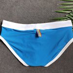 Mens Beachwear Bulge Pouch Paded Swim Briefs