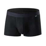 Men's Breathable Threaded Fabric U Convex Trunks