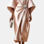 Alaina | Elegant Satin Maxi Dress
