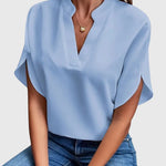 Maila | Soft and Elegant V-Neck Shirt