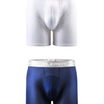 2 Pack Mesh Ice Silk Moisture Wicking Sport Boxer Underwear