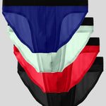 4 Pack Ice Silk Seamless Men's Briefs