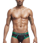 2 Pack Men's Breathable Mesh Luminous U-Pouch Briefs