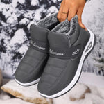 AIRA™ - Women's Winter Snow Boots Warmth, Anti-Slip PVC Sole, Fleece Lined Slip-On Shoes
