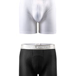2 Pack Mesh Ice Silk Moisture Wicking Sport Boxer Underwear