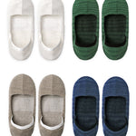 4 Pack Men's Low Cut No Show Socks