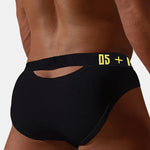 2 Pack Men's Hips Lifting Cotton Low-rise Briefs