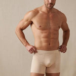 3 Pack Men's Ultra-Soft Simple Solid Color Breathable Cotton Boxers Briefs