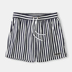 Mens Quick Dry Striped Print Surf Board Short