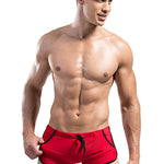 Men's Breathable Boxer Drawstring Swimming Trunks
