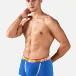 2 Pack Men’s Large Pouch Rainbow Trunks