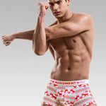 6 Pack Men's U Convex Modal Print Breathable Trunks