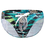 Mens Bulge Pouch Surfing Printed Bohemian Swim Briefs