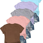 OLIVE™ - Casual Short Sleeve Tee (Pack of 5)