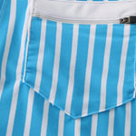 Mens Striped Quick Dry Lining Swim Trunks