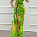 Lorna | Vibrant Draped Dress