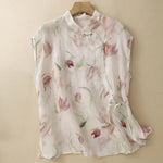 OLIVIA LINEN BLOUSE