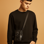 Anti-theft leather crossbody bag for women | Naomi