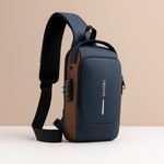 Anti-theft USB crossbody bag | Caleb