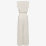 Ariadna | Elegant Sleeveless Belted Wide-Leg Jumpsuit