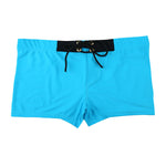 Men's Moisture-Wicking Lining Sporty Cut Stay-Put Fit Swim Shorts & Trunks