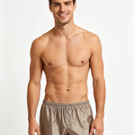 4 Pack Men's Premium Satin Loose-Fit & Breathable Cooling Home Shorts