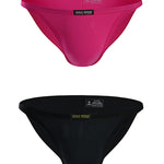 2 Pack U Convex Soft Low Waist Bikini Underwear