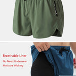 Men Swim Trunks Moisture Wicking Liner Shorts