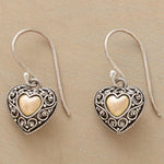Vintage Bohemian Heart Earrings