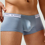 2 Pack Men's Sexy Comfortable Breathable Solid Color Trunks