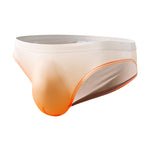 3 Pack Men's Sensual Silk-Like Loose Gradient Color Bikini