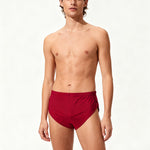 2 Pack Men's Solid Color Second-Skin Soft-Touch Quick-Dry Boxer Shorts
