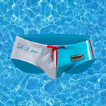 Men’s Spell Color Drawstring Swim Briefs