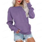 ERMA™ - Women's Lightweight Crewneck Hoodless Sweatshirt
