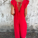 CASSANDRA™ - Trendy V-Neck Jumpsuit