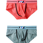 2 Pack Soft Separated Pouch Mens Briefs