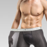 2 Pack Mesh Ice Silk Moisture Wicking Sport Boxer Underwear