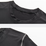 Men's Short-sleeved Tights Fitness Quick-drying Breathable T-shirt