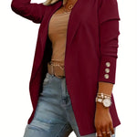 EMMA™ - Chic Open Front Jacket