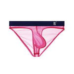Men's Ultra-Soft Seamless Nylon Briefs Breathable Cooling Fit