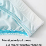 3 Pack Men's Sensual Silk-Like Loose Gradient Color Bikini