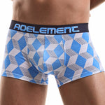 6 Pack Men's U Convex Modal Print Breathable Trunks
