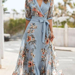 Suniya | V-Neck Midi Dress