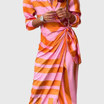 Magnolia | Elegant Wrap Dress with Print