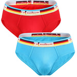 2 Pack Men’s U Pouch Rainbow Pride Briefs