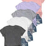 OLIVE™ - Casual Short Sleeve Tee (Pack of 5)