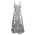 HELGA™ – Flowy Floral Vacation Maxi Dress