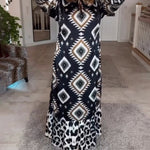 ZELLA™ - Luxe Geo Print Dress