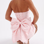 Zita | Jacquard Knot Mini Dress